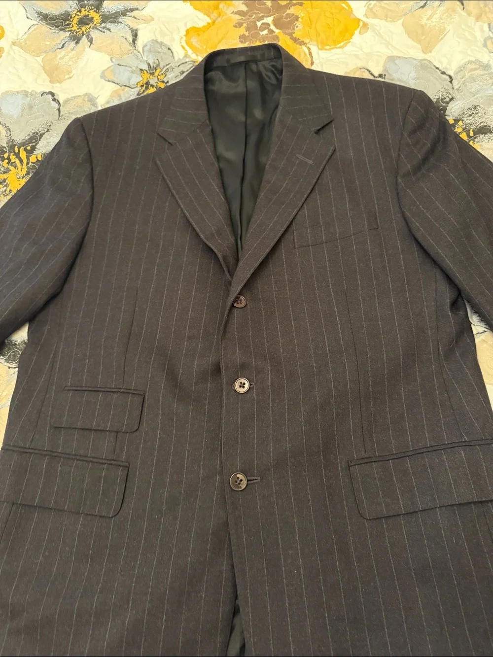Ralph Lauren Men’s Black Pinstripe Blazer